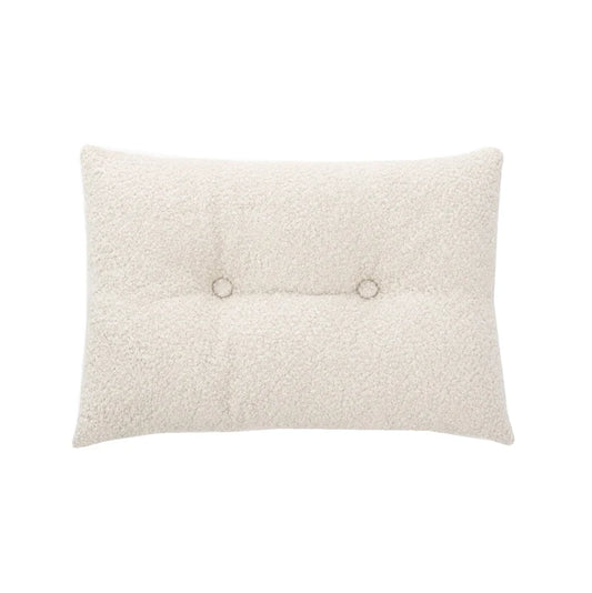 Coussin rectangulaire en faux mouton mokaBiquette - par Brunelli (Livraison AUTOMNE 2026) - Coussins Brunelli - Literie-Déco et moi 