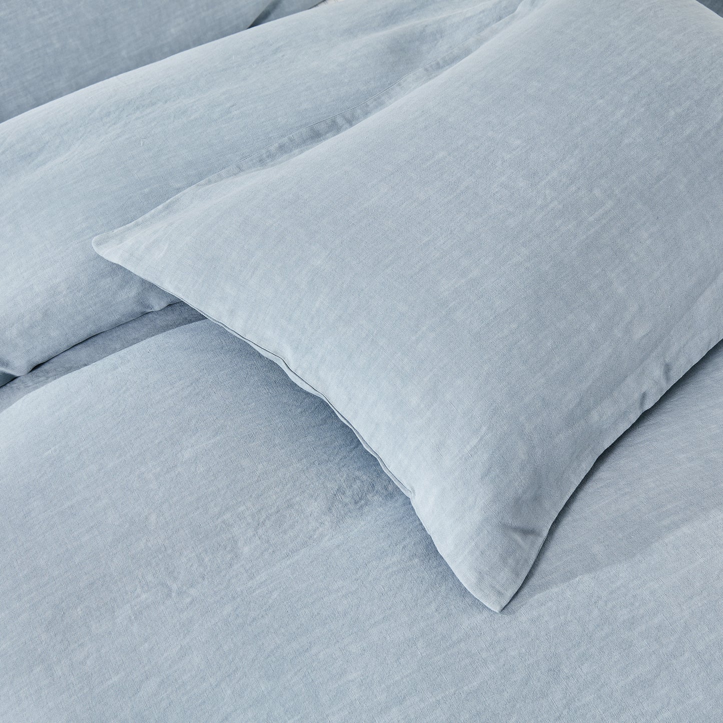 Ensemble de housse de couette Vintage Touch ( Bleu Égée ) - Housse de couette Daniadown - Literie-Déco et moi 
