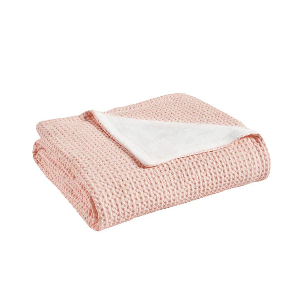 Jeté irrésistible Rose Blush  ( 50'' X 70'') - Jeté rjs trading - Literie-Déco et moi 