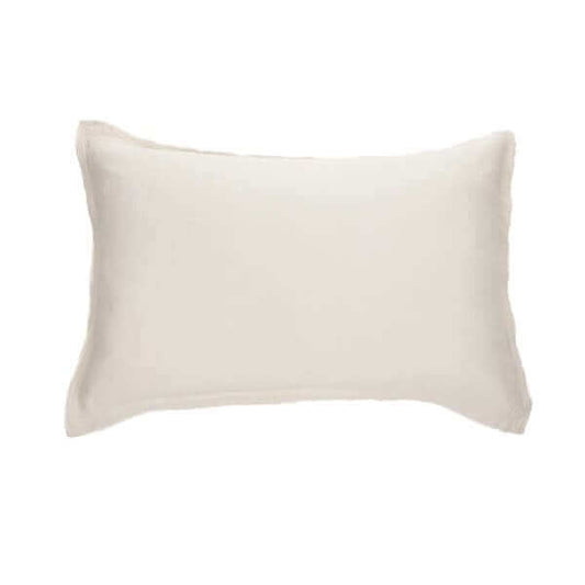Cache oreiller décoratif crème MUSLIN-  Par Brunelli - Cache oreillers Brunelli - $79.99! Literie-Déco et moi 