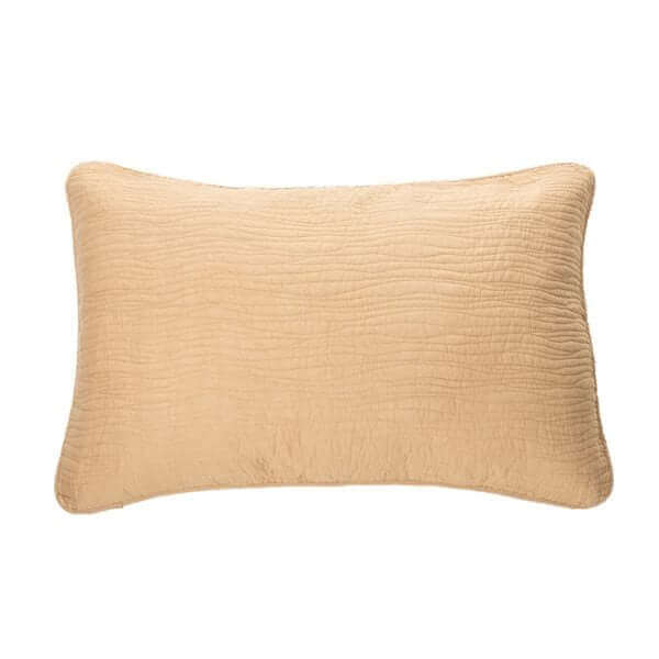 Cache oreiller décoratif tan JAZZY - Par Brunelli - Literie - Déco et moi