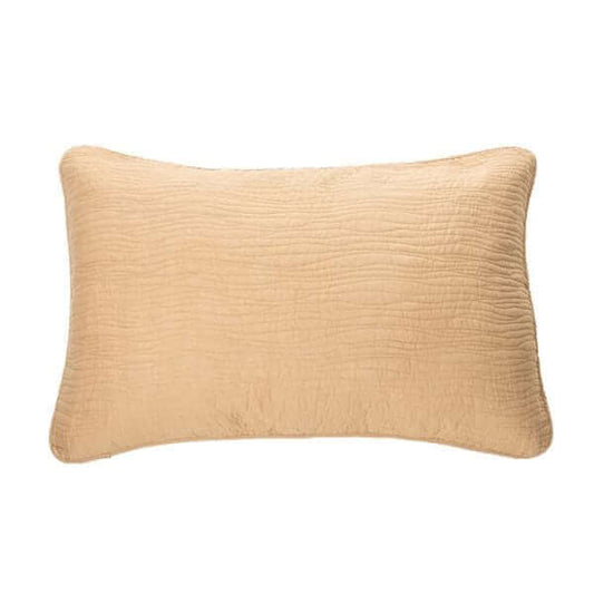 Cache oreiller décoratif tan JAZZY - Par Brunelli - Literie - Déco et moi