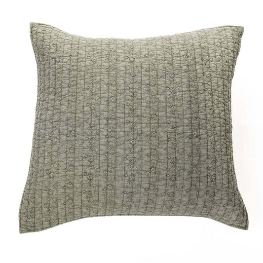 Cache coussin décoratif vert Estelle( 18'' X 18'')- Par Brunelli Cache coussin  ,disponible chez Literie-Déco et moi 