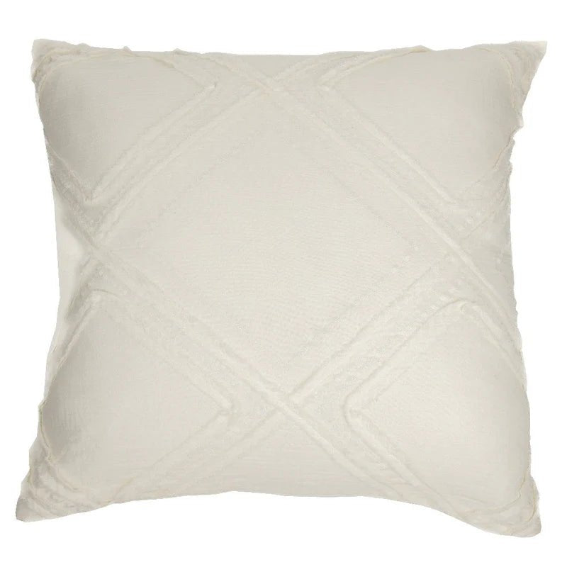  Cache oreiller européen crème Buckwheat  25'' x 25'' - Par Brunelli de Brunelli – PRODUIT  de qualité chez Literie & Déco et Moi