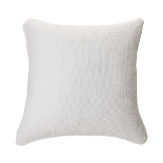 Cache oreiller européen piqué blanc CONTEMPORAIN ( 25'' x 25'') - Par Brunelli - Literie - Déco et moi