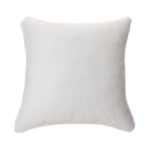 Cache oreiller européen piqué blanc CONTEMPORAIN ( 25'' x 25'')- Par Brunelli - Cache OREILLER EUROPEEN Brunelli - Literie-Déco et moi 