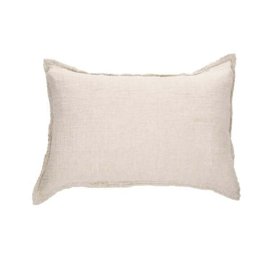 Cache oreillers décoratifs naturel NATA ( Ensemble de 2 , 20'' x 30'')- Par Brunelli Cache oreillers  ,disponible chez Literie-Déco et moi 