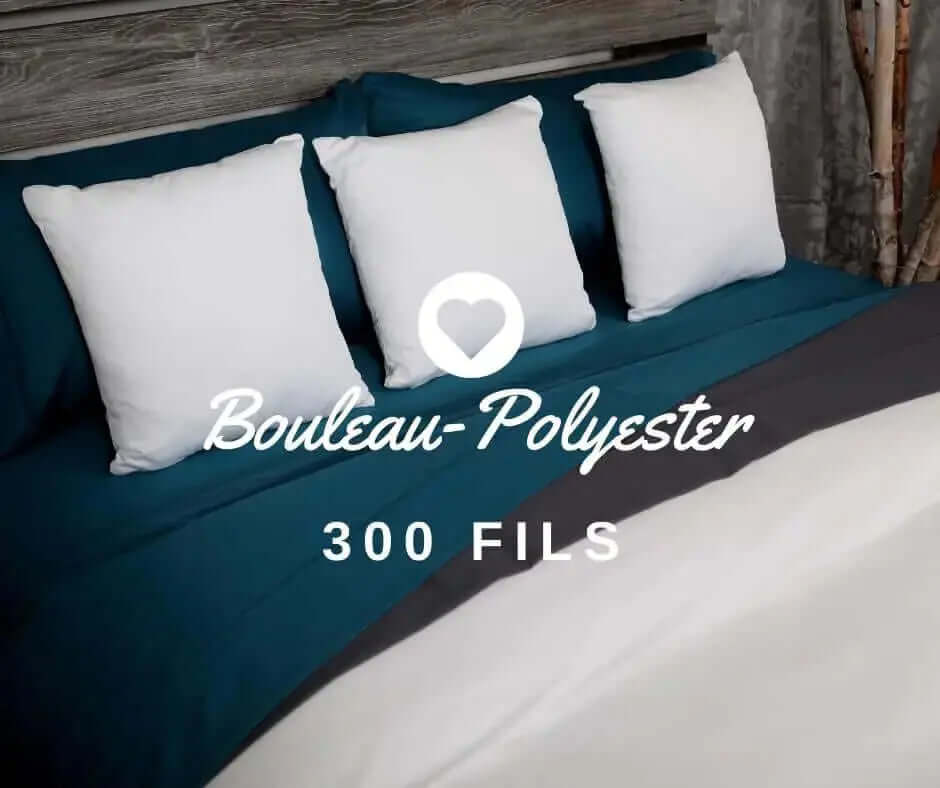 ( Confectionné au Québec ) Ensemble draps rayonne de bouleau BORÉALY ( 300 fils ) - Draps Zénima - $144.99! Literie-Déco et moi 