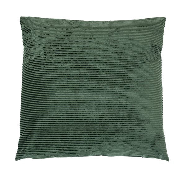 Oreiller européen en velours côtelé CORDUROY ( Vert )( 25'' x 25'')- Par Brunelli coussins  ,disponible chez Literie-Déco et moi 