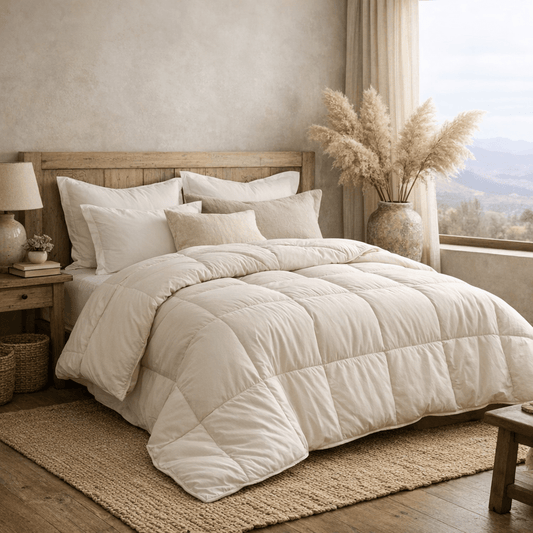 Couette en laine D'ALPAGA - Couettes LITERIE & DÉCO ET MOI - Literie-Déco et moi