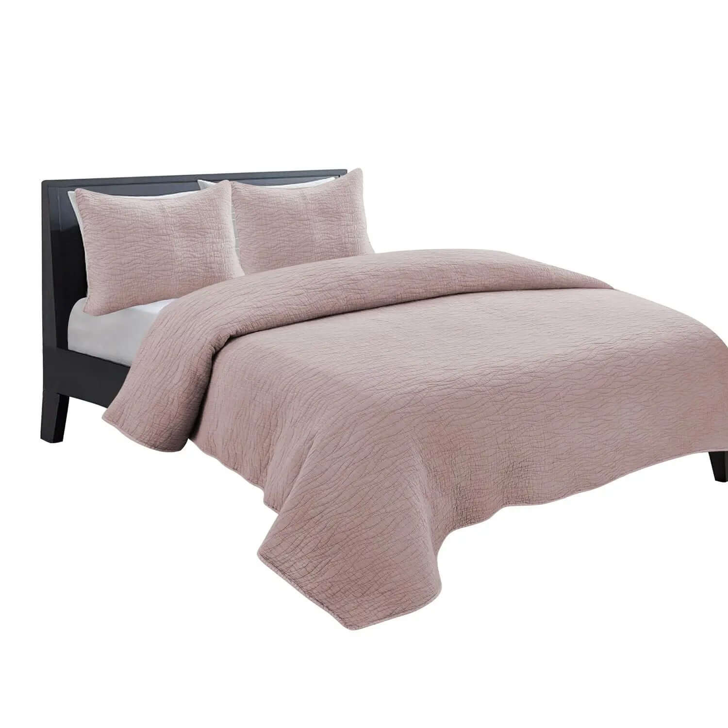 Courtepointe Carson ( Rose) - Literie - Déco et moi