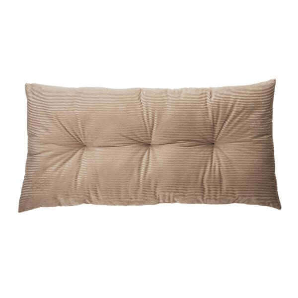 Courtepointe en velours côtelé taupe CORDUROY - Par Brunelli - Courtepointe Brunelli - Literie-Déco et moi 