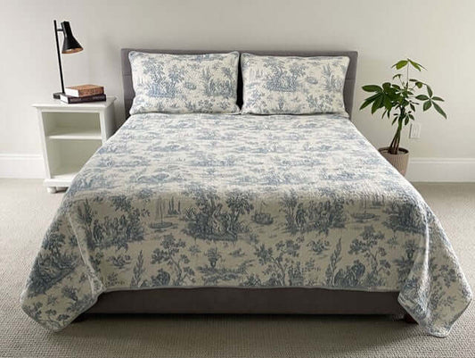 Courtepointe IDYLLIC ( Jeté IDYLLIC aussi disponible ) - Literie - Déco et moi