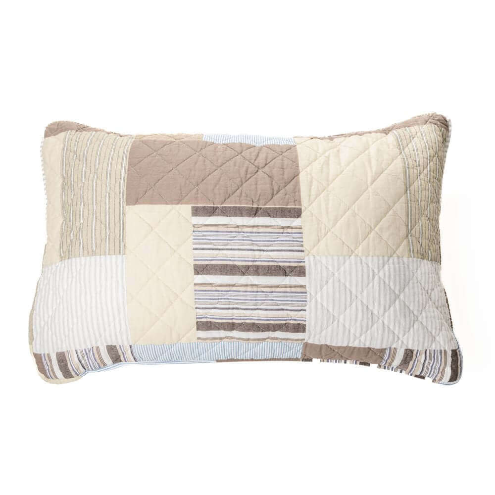 Courtepointe imprimée patchwork Teriyaki - Par Brunelli - Literie - Déco et moi