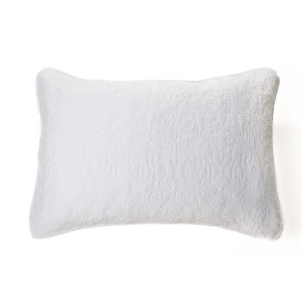 Courtepointe piquée blanche Damask - Par Brunelli - Literie - Déco et moi