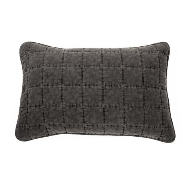 Courtepointe piquée charcoal Sweet - Par Brunelli - Literie - Déco et moi