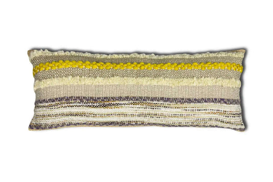 Coussin Asger jaune ( 14'' x 32'') - Literie - Déco et moi