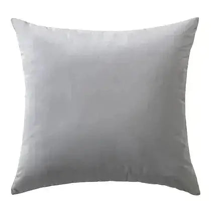 Coussin blanc gris VELVET ( 12'' X 20'') ou ( 18'' X 18'') - Literie - Déco et moi