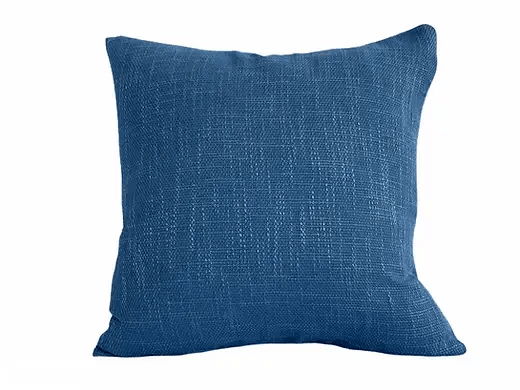 Coussin bleu LINEN ( 18''x 18'') - Literie - Déco et moi