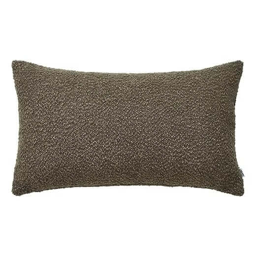  Coussin BOUCLÉ (Brun ) 12'' X 35'' de Livia – PRODUIT  de qualité chez Literie & Déco et Moi