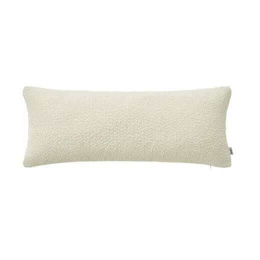 Coussin BOUCLÉ ( Crème ) 12'' X 35'' - coussins Livia - $57.99! Literie-Déco et moi 