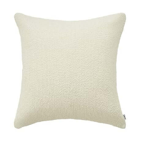 Coussin BOUCLÉ ( Crème ) 20'' X 20'' - coussins Livia - Literie-Déco et moi