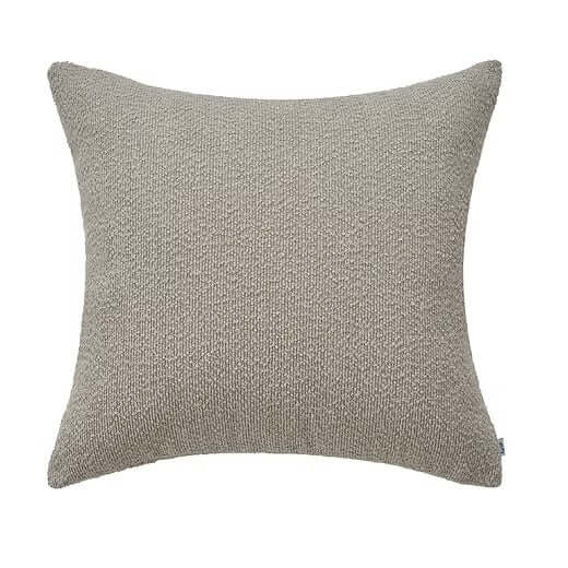 Coussin BOUCLÉ (Taupe ) 20'' X 20'' - Literie - Déco et moi
