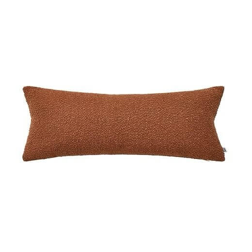  Coussin BOUCLÉ (Terracotta ) 12'' X 35'' de Livia – PRODUIT  de qualité chez Literie & Déco et Moi