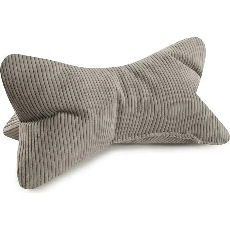 Coussin de lecture INGA ( Gris argent ) - Literie - Déco et moi