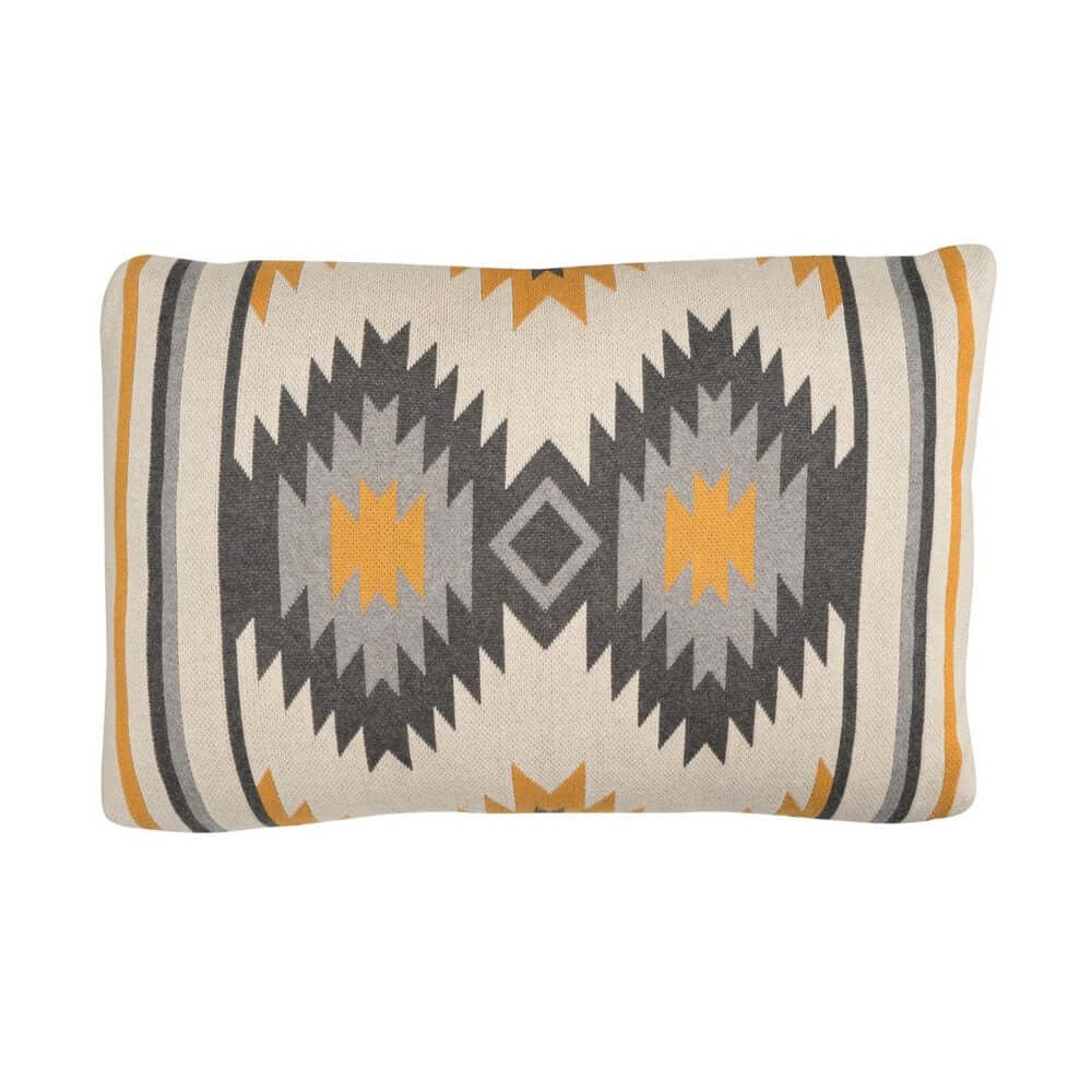 Coussin de style aztèque OZALEE ( 16'' x 24'') - Par Brunelli - Literie - Déco et moi