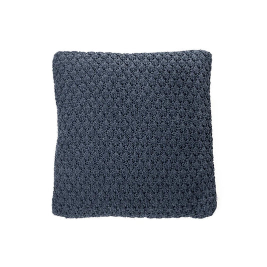 Coussin décoratif BASKET 18'' x 18'' ( Bleu) - Par Brunelli - Literie - Déco et moi