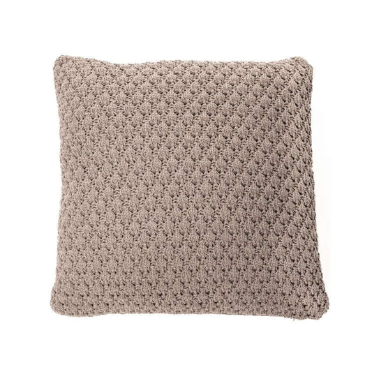 Coussin décoratif BASKET  18'' x 18'' ( Brun)- Par Brunelli - coussins Brunelli - Literie-Déco et moi 
