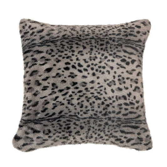 Coussin décoratif CHEETAH  18'' x 18'' ( Noir )- Par Brunelli - coussins Brunelli - Literie-Déco et moi 
