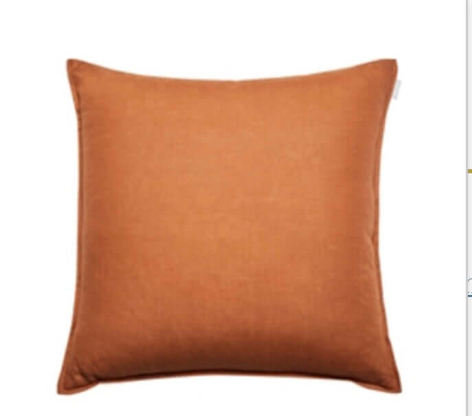 Coussin en lin francais (12 couleurs disponibles) - Literie - Déco et moi