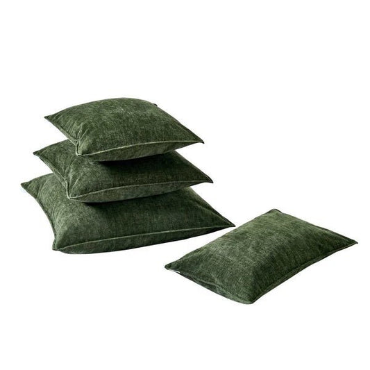  Coussin en velours texturé Velara  ( 7 teintes disponibles ) de Daniadown – PRODUIT  de qualité chez Literie & Déco et Moi