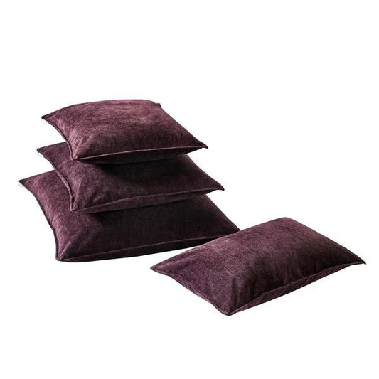  Coussin en velours texturé VELARA (  Mûrier ) de Daniadown – PRODUIT  de qualité chez Literie & Déco et Moi