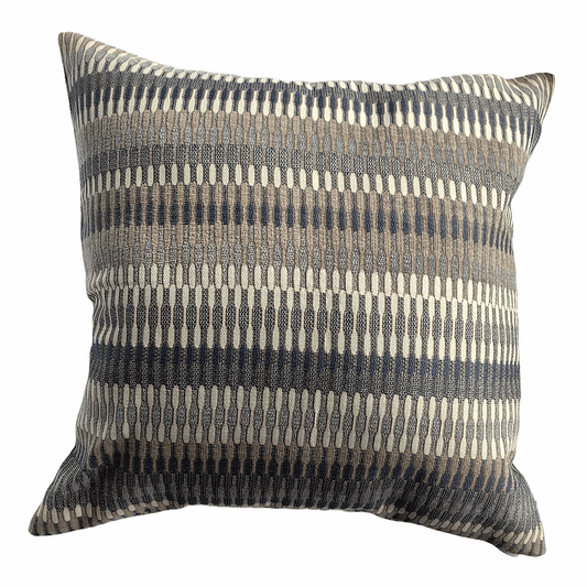 Coussin FARMHOUSE ( Beige et brun ) 18'' X 18'' - Literie - Déco et moi