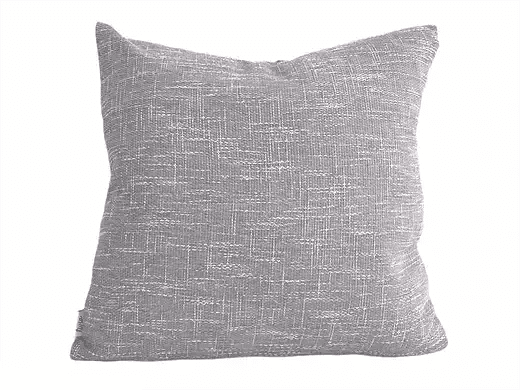 Coussin grège LINEN ( 18''x 18'') - coussins Livia - Literie-Déco et moi