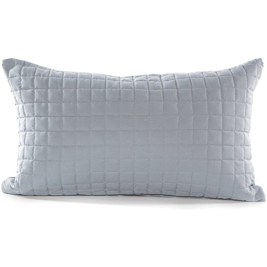  Coussin GRID  (Gris Argent)  ( 12'' x 20'') de Gouchee – PRODUIT  de qualité chez Literie & Déco et Moi