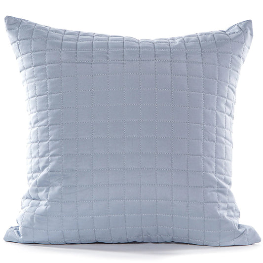  Coussin GRID  (Gris Argent )  ( 18'' x 18'') de Gouchee – PRODUIT  de qualité chez Literie & Déco et Moi