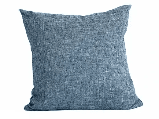 Coussin gris moyen LINEN ( 18''x 18'') - coussins Livia - Literie-Déco et moi