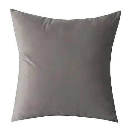 Coussin gris VELVET ( 12'' X 20'') ou ( 18'' X 18'') - Literie - Déco et moi