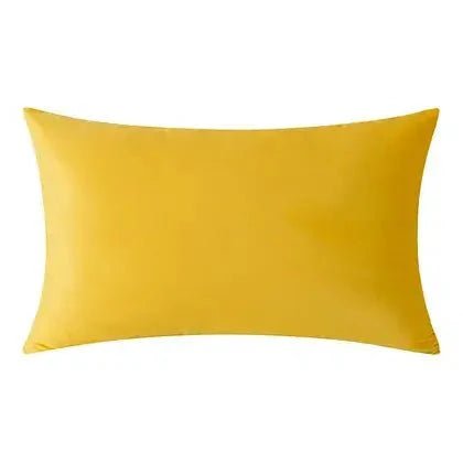 Coussin jaune VELVET ( 12'' X 20'') ou ( 18'' X 18'') - Literie - Déco et moi