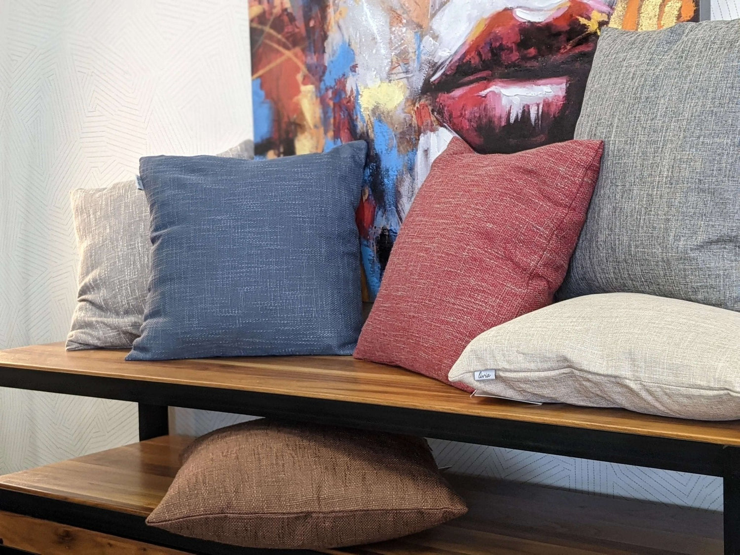 Coussin Lin - Brun( 18''x 18'') - Literie - Déco et moi