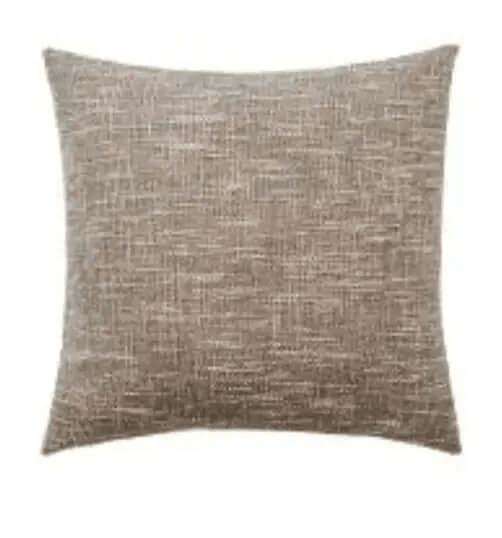  Coussin Lin - Brun( 18''x 18'') de Livia – PRODUIT  de qualité chez Literie & Déco et Moi