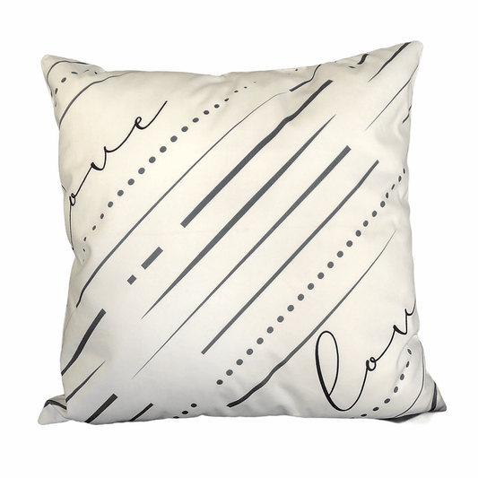 Coussin LOVE 18'' X 18'' - Literie - Déco et moi