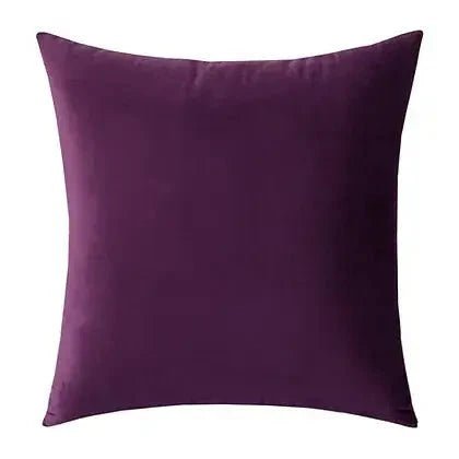 Coussin mauve VELVET ( 12'' X 20'') ou ( 18'' X 18'') - Literie - Déco et moi