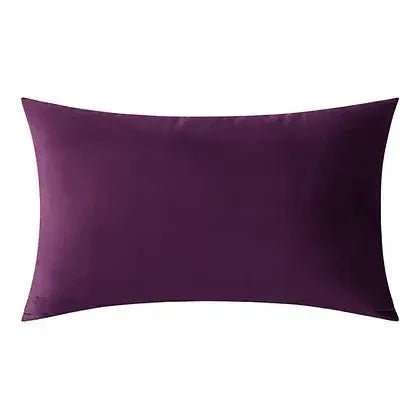 Coussin mauve VELVET ( 12'' X 20'') ou ( 18'' X 18'') - Literie - Déco et moi