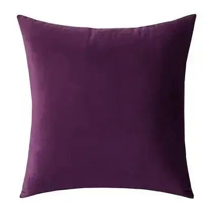 Coussin mauve VELVET ( 12'' X 20'') ou ( 18'' X 18'') - coussins Livia - Literie-Déco et moi