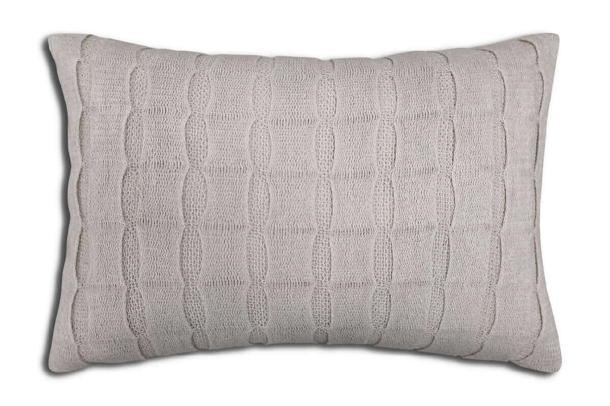 Coussin  MORECOMBE ( gris ) ( 14'' x 20'') - coussins rjs trading - Literie-Déco et moi 
